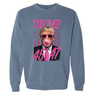 Trump B.U.B.B.L.E Gum 1776 Flag Garment-Dyed Sweatshirt