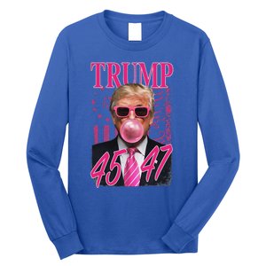 Trump B.U.B.B.L.E Gum 1776 Flag Long Sleeve Shirt