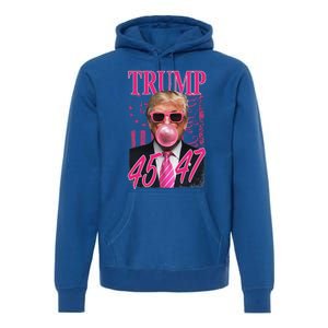 Trump B.U.B.B.L.E Gum 1776 Flag Premium Hoodie