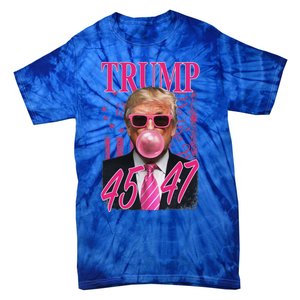 Trump B.U.B.B.L.E Gum 1776 Flag Tie-Dye T-Shirt