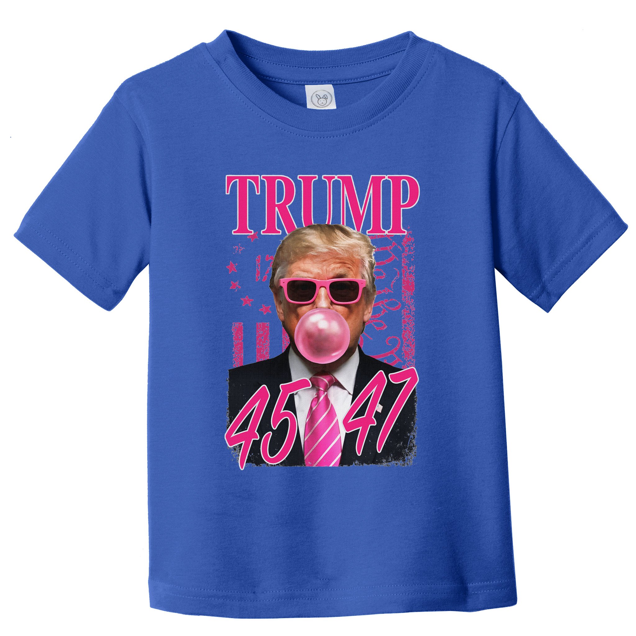 Trump B.U.B.B.L.E Gum 1776 Flag Toddler T-Shirt