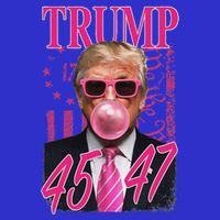 Trump B.U.B.B.L.E Gum 1776 Flag Zip Tote Bag