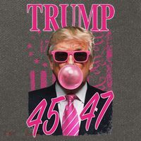 Trump B.U.B.B.L.E Gum 1776 Flag Cotton Canvas Backpack