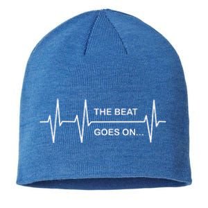 The Beat Goes On Heartbeat Rehab After Surgery Heart Op Gift Sustainable Beanie