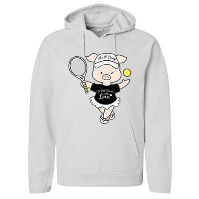 Tennis Ball Hogs Performance Fleece Hoodie