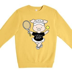 Tennis Ball Hogs Premium Crewneck Sweatshirt