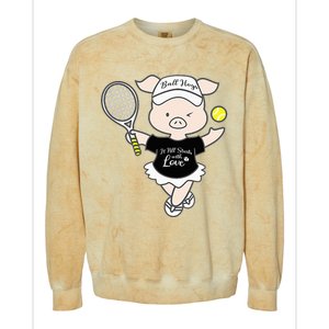 Tennis Ball Hogs Colorblast Crewneck Sweatshirt