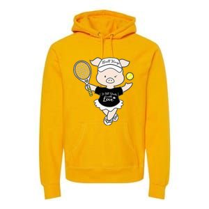 Tennis Ball Hogs Premium Hoodie