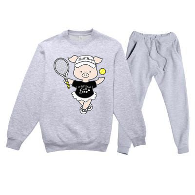 Tennis Ball Hogs Premium Crewneck Sweatsuit Set