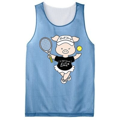 Tennis Ball Hogs Mesh Reversible Basketball Jersey Tank