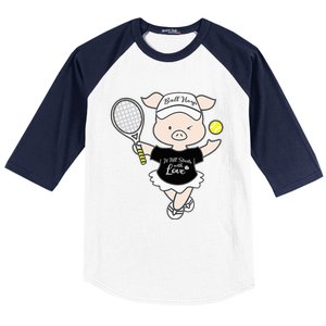 Tennis Ball Hogs Baseball Sleeve Shirt