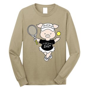 Tennis Ball Hogs Long Sleeve Shirt