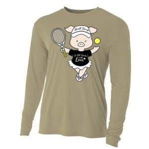 Tennis Ball Hogs Cooling Performance Long Sleeve Crew