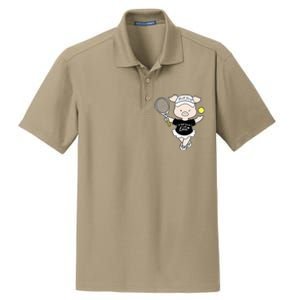 Tennis Ball Hogs Dry Zone Grid Polo