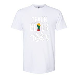 Teach Black History African Pride Teacher Black History Month Softstyle® CVC T-Shirt