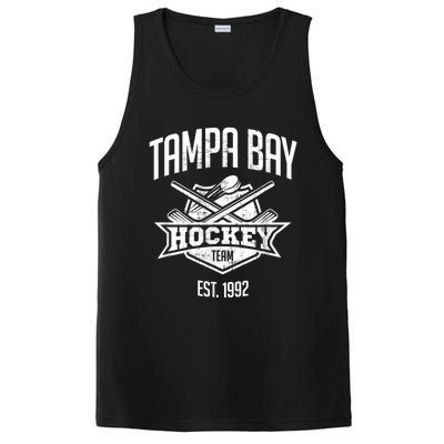 Tampa Bay Hockey Team Vintage Florida Est 1992 The Bolts PosiCharge Competitor Tank