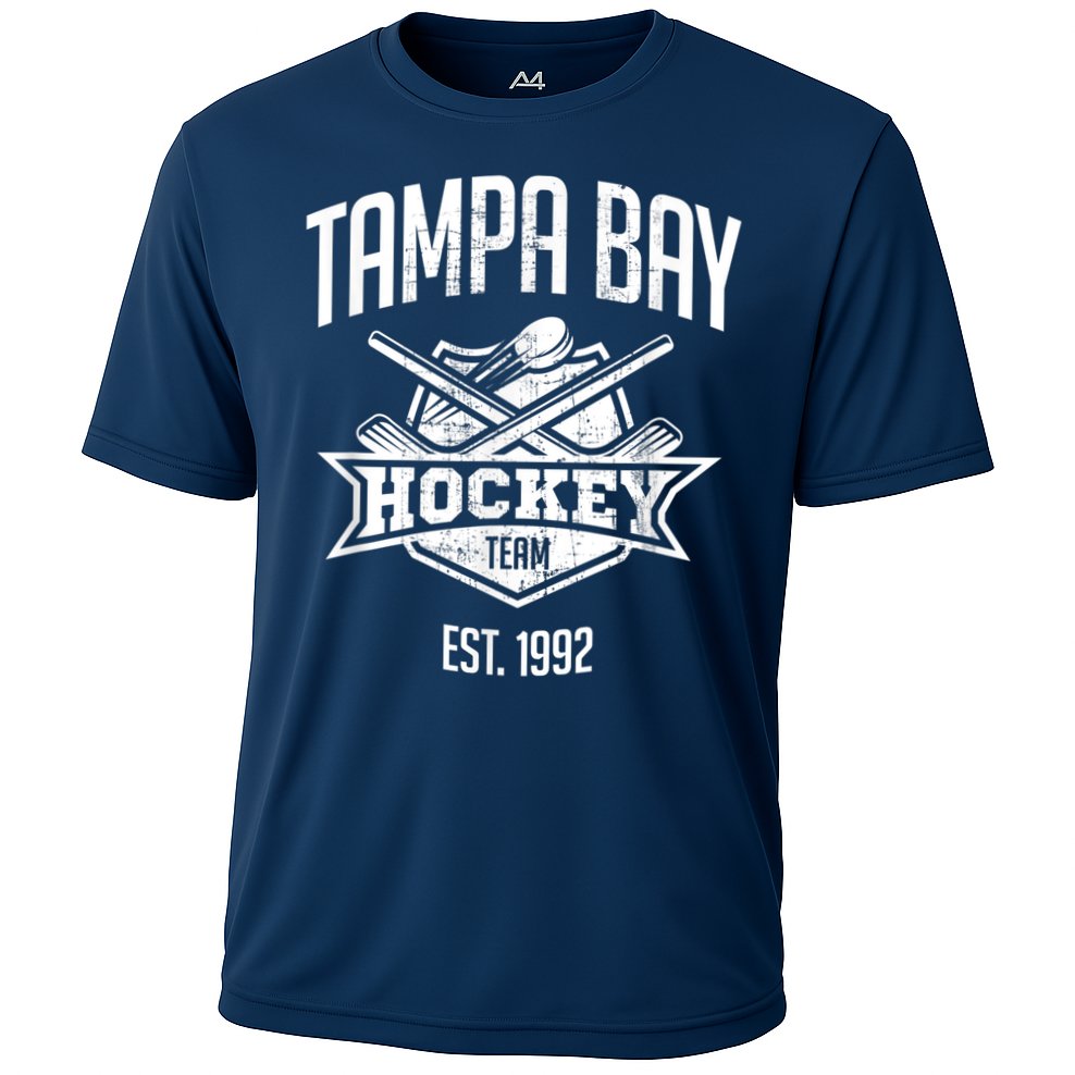 Tampa Bay Hockey Team Vintage Florida Est 1992 The Bolts Performance Shirt