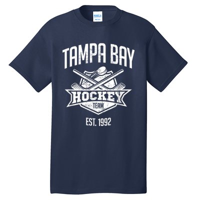 Tampa Bay Hockey Team Vintage Florida Est 1992 The Bolts Tall T-Shirt