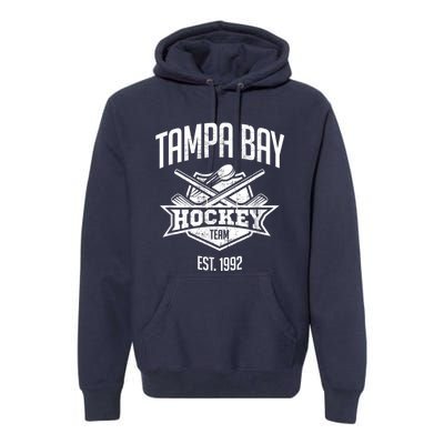 Tampa Bay Hockey Team Vintage Florida Est 1992 The Bolts Premium Hoodie