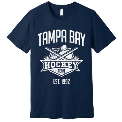 Tampa Bay Hockey Team Vintage Florida Est 1992 The Bolts Premium T-Shirt