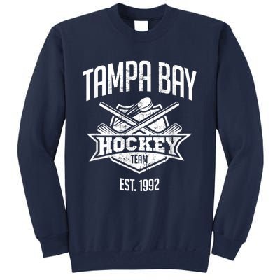 Tampa Bay Hockey Team Vintage Florida Est 1992 The Bolts Tall Sweatshirt