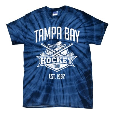 Tampa Bay Hockey Team Vintage Florida Est 1992 The Bolts Tie-Dye T-Shirt