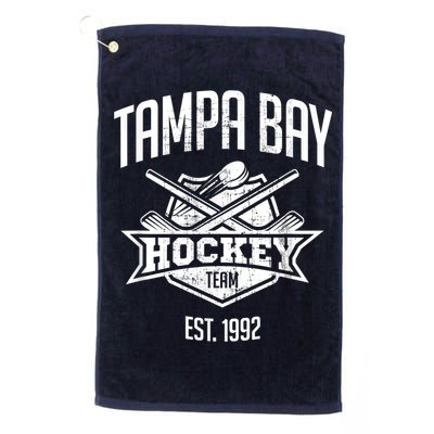 Tampa Bay Hockey Team Vintage Florida Est 1992 The Bolts Golf Towel