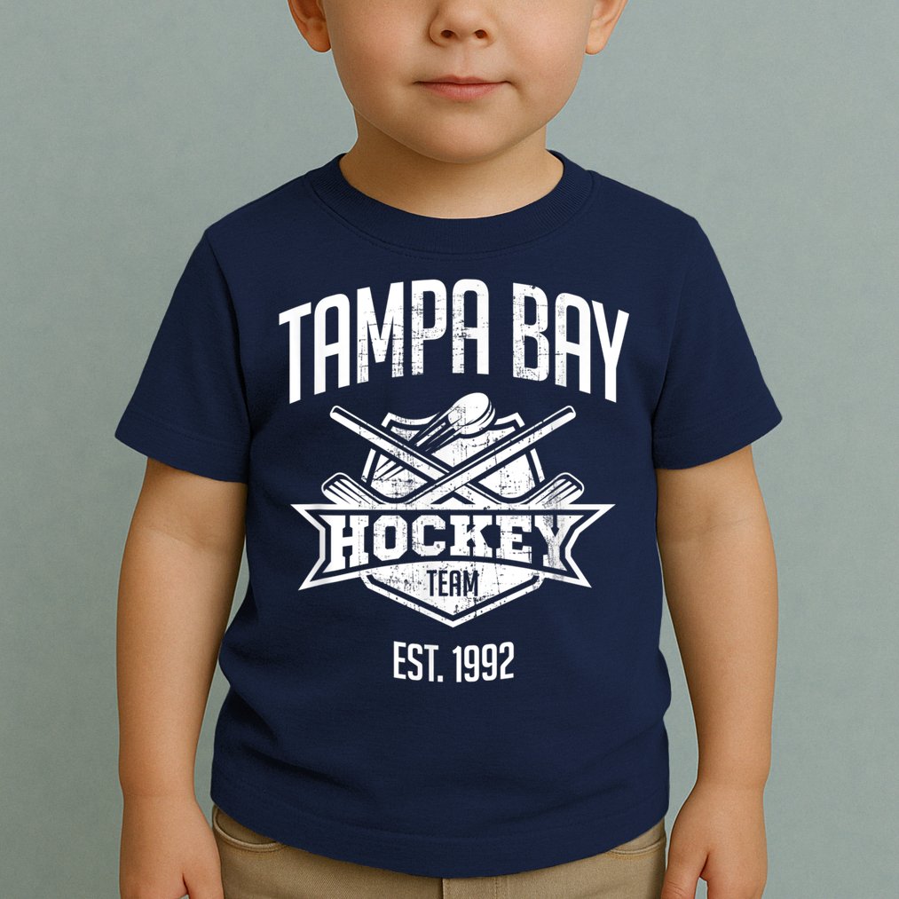 Tampa Bay Hockey Team Vintage Florida Est 1992 The Bolts Toddler T-Shirt