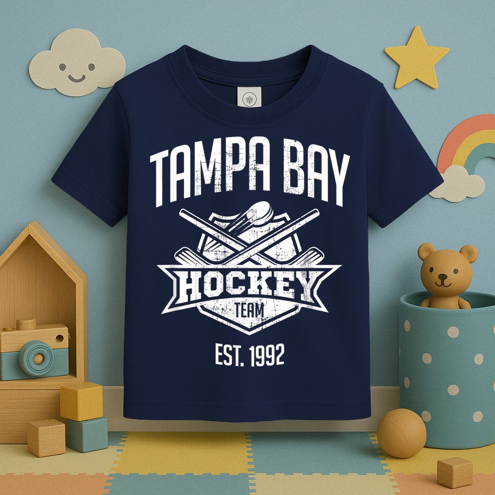 Tampa Bay Hockey Team Vintage Florida Est 1992 The Bolts Toddler T-Shirt