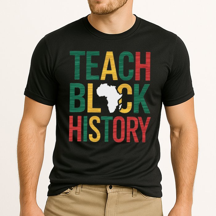 Teach Black History Teacher Afro Motivation Performance Shirt