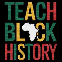 Teach Black History Teacher Afro Motivation Backpack