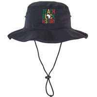 Teach Black History Teacher Afro Motivation Bucket Hat