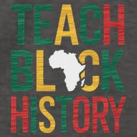Teach Black History Teacher Afro Motivation Vector Backpack