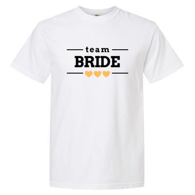 Team Bride Heart Garment-Dyed Heavyweight T-Shirt