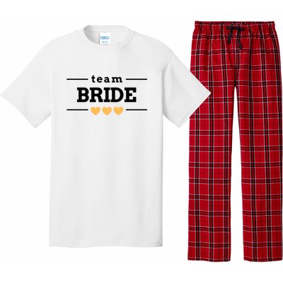 Team Bride Heart Pajama Set