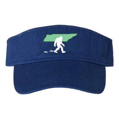 Tennessee Bigfoot Hunter State Gift Valucap Bio-Washed Visor