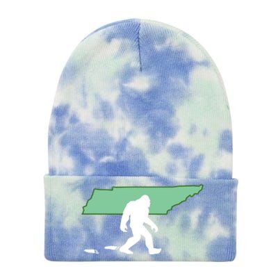 Tennessee Bigfoot Hunter State Gift Tie Dye 12in Knit Beanie