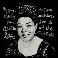 Trendy Black History Maya Angelou Quote 16 in Basic Backpack