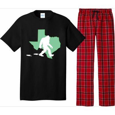 Texas Bigfoot Hunter State Funny Gift Pajama Set