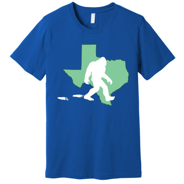 Texas Bigfoot Hunter State Funny Gift Premium T-Shirt