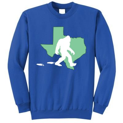 Texas Bigfoot Hunter State Funny Gift Tall Sweatshirt