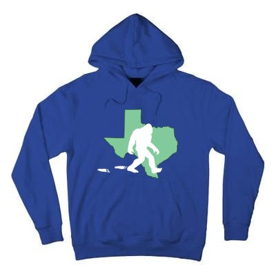 Texas Bigfoot Hunter State Funny Gift Tall Hoodie