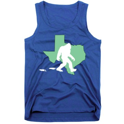 Texas Bigfoot Hunter State Funny Gift Tank Top