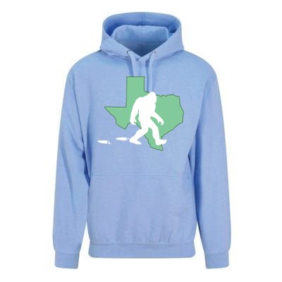 Texas Bigfoot Hunter State Funny Gift Unisex Surf Hoodie