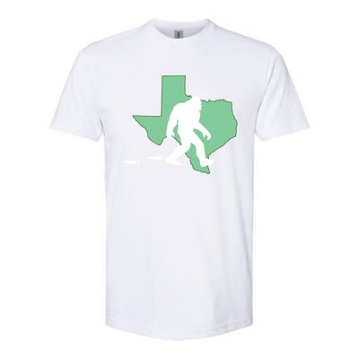 Texas Bigfoot Hunter State Funny Gift Softstyle CVC T-Shirt