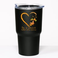 Teal Butterfly Heart Survivor Multiple Sclerosis Awareness Tumbler