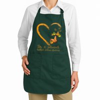Teal Butterfly Heart Survivor Multiple Sclerosis Awareness Apron