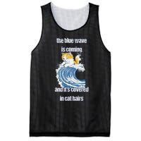 The Blue Humor Wave Is Coming Covered In Cat Hairs Kamala Mesh Reversible Basketball Jersey Tank