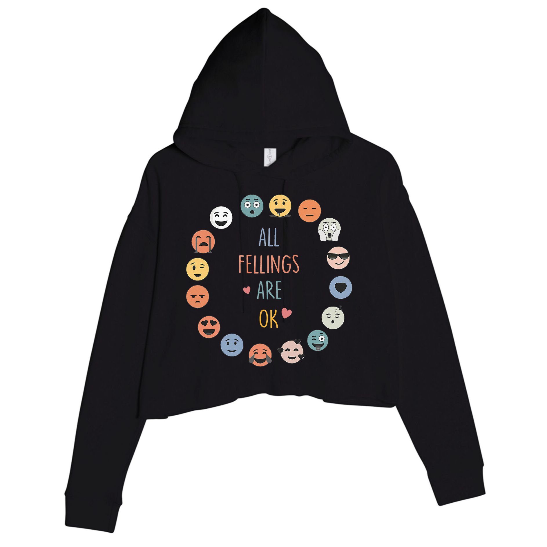 Teach Black History Month Afro Melanin Teacher Juneteenth Crop Fleece Hoodie