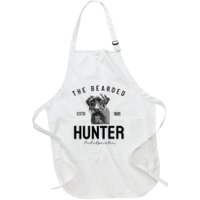 The Bearded H.u.n.t.e.r Pudelpointer  Full-Length Apron With Pockets